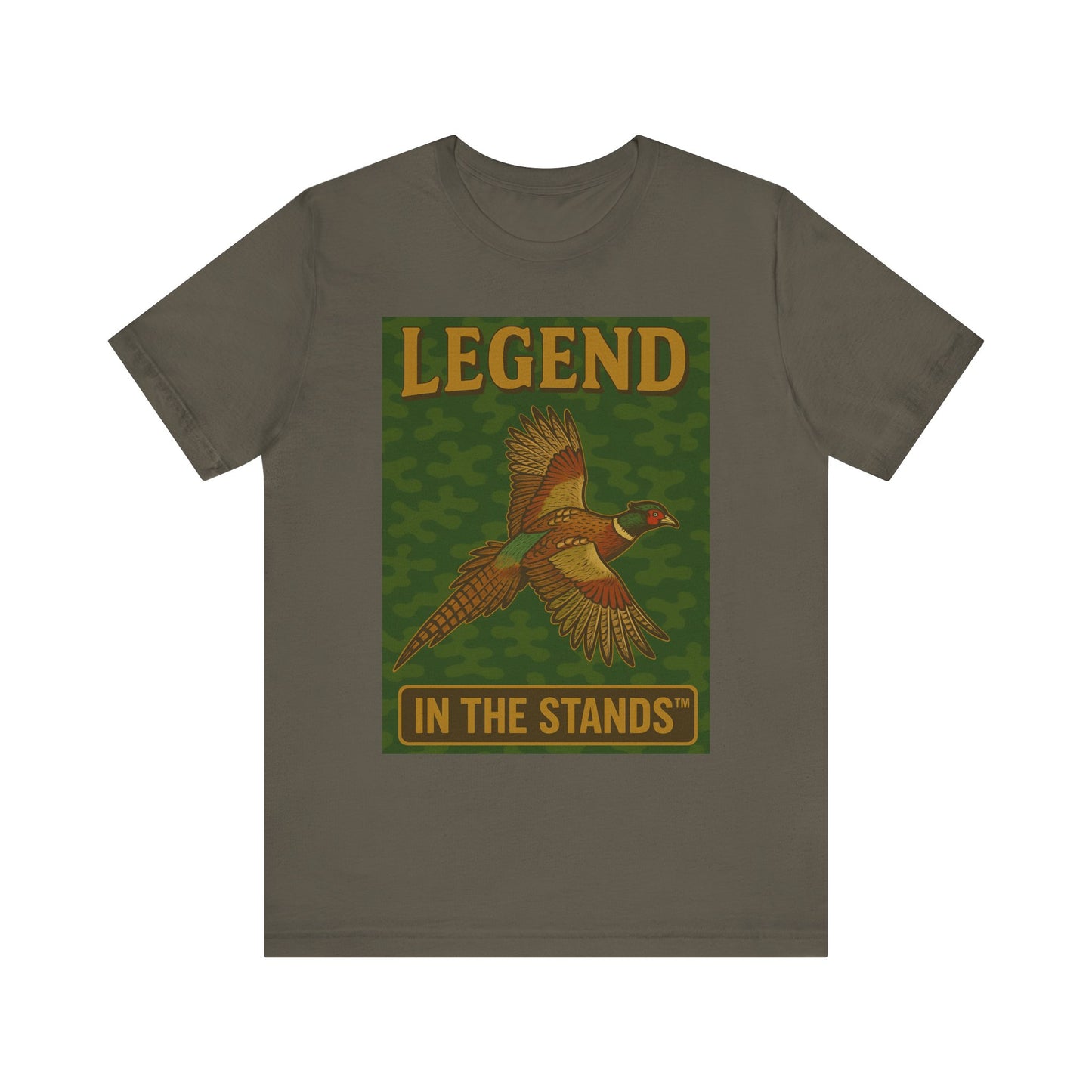 👉 Cheer Dad Shirt – Woods & Water “Legend in the Stands” Pheasant Tee