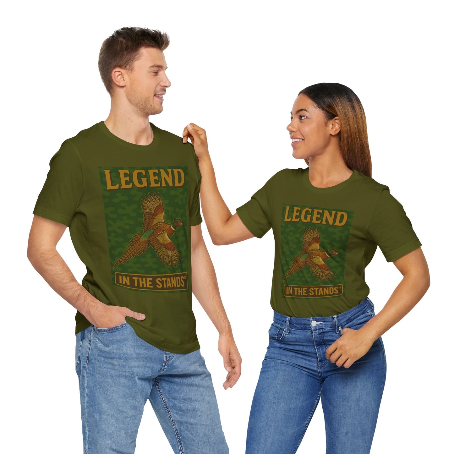 👉 Cheer Dad Shirt – Woods & Water “Legend in the Stands” Pheasant Tee