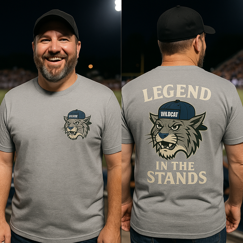 π  Cheer Dad Shirt β Legend in the Stands (Wildcat Edition) Tee