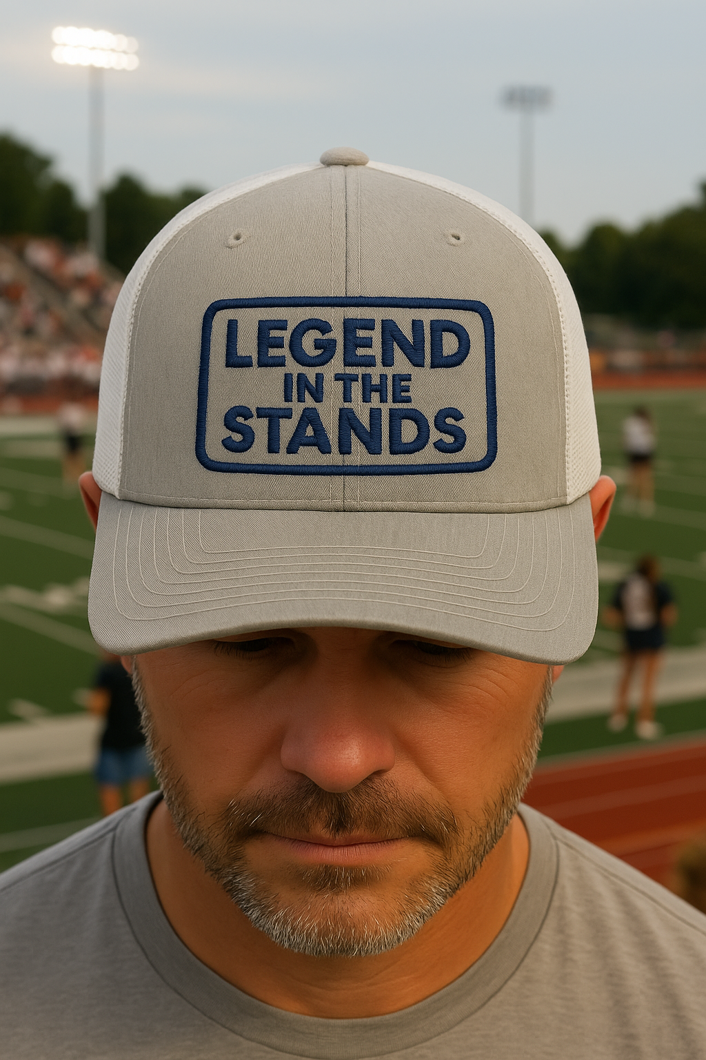 👉 Cheer Dad Hat – Embroidered Classic Legend in the Stands™ Trucker Cap