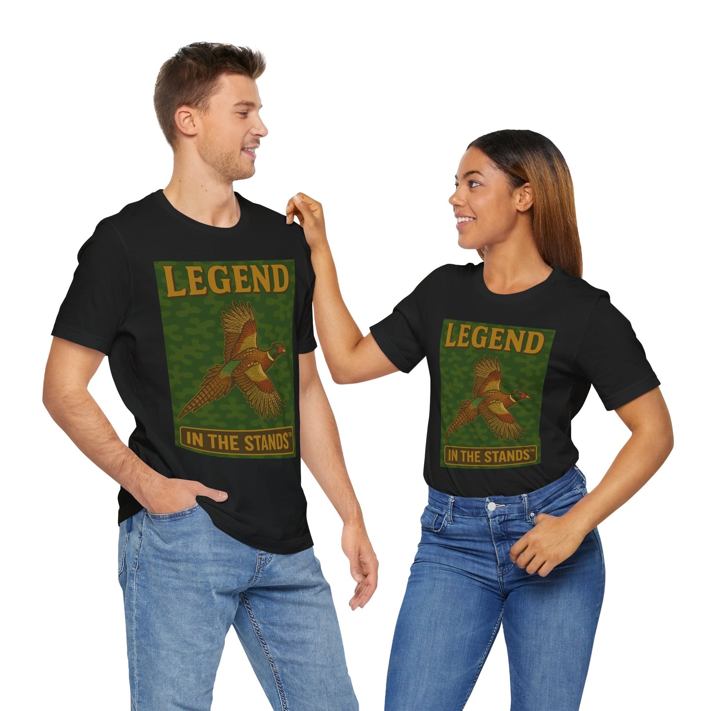 👉 Cheer Dad Shirt – Woods & Water “Legend in the Stands” Pheasant Tee