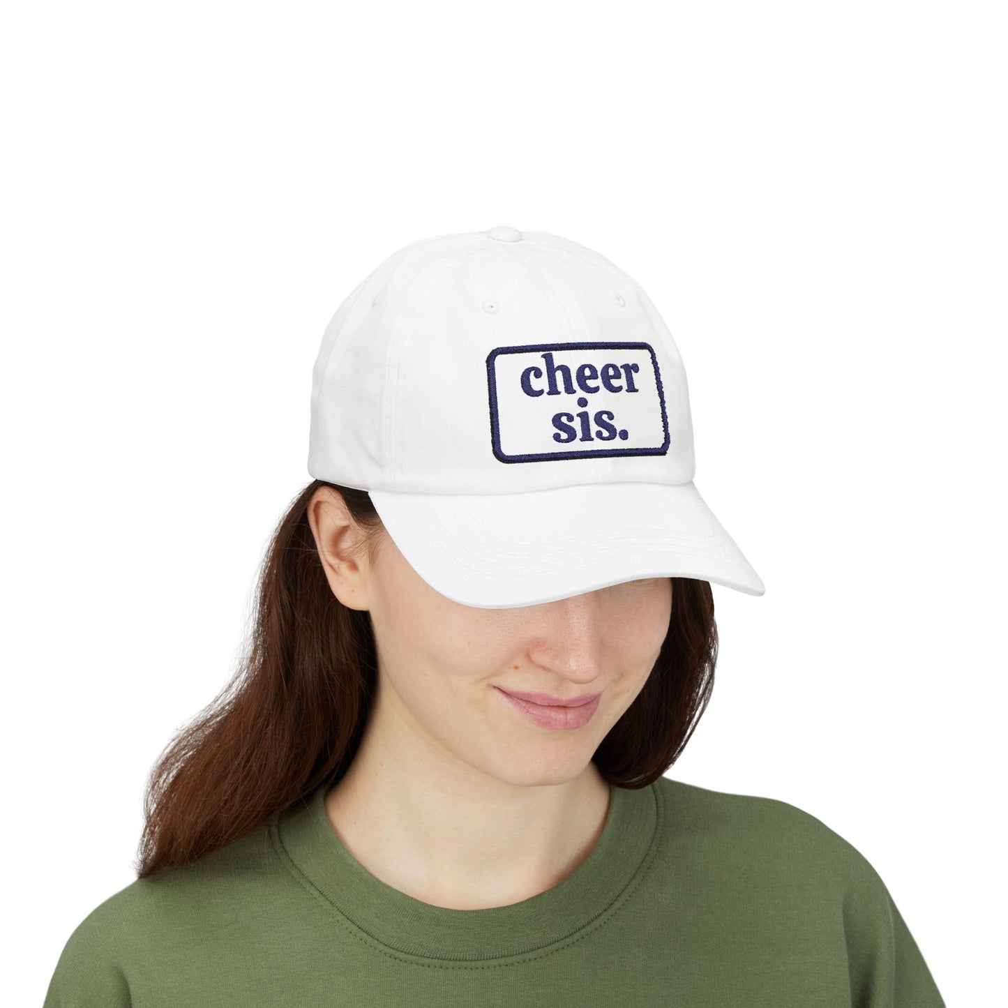 Cheer Sis Hat – Embroidered Adjustable Cap | Legend in the Stands™