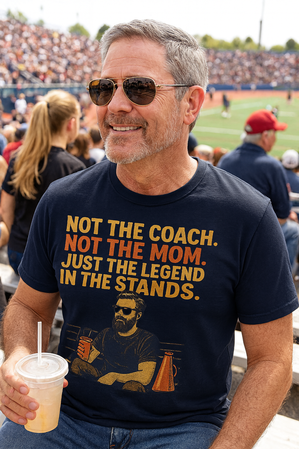 👉 Cheer Dad Shirt – "Game Day Legend" Tee