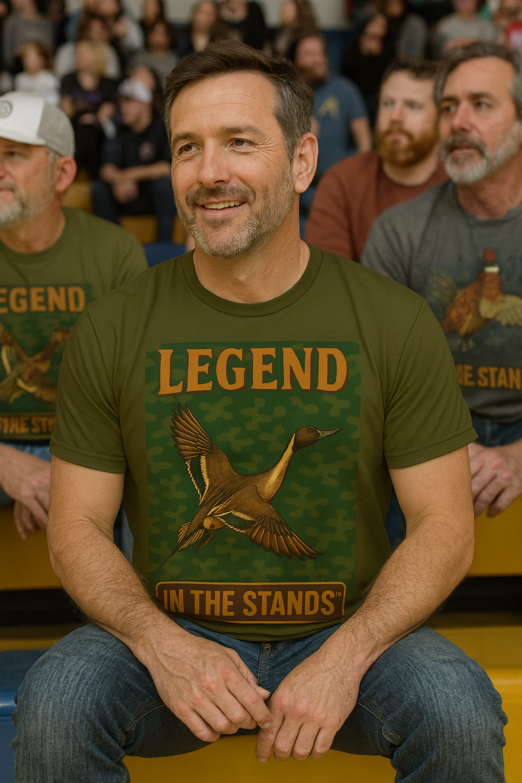 👉 Cheer Dad Shirt – Woods & Water “Legend in the Stands” Pintail Tee