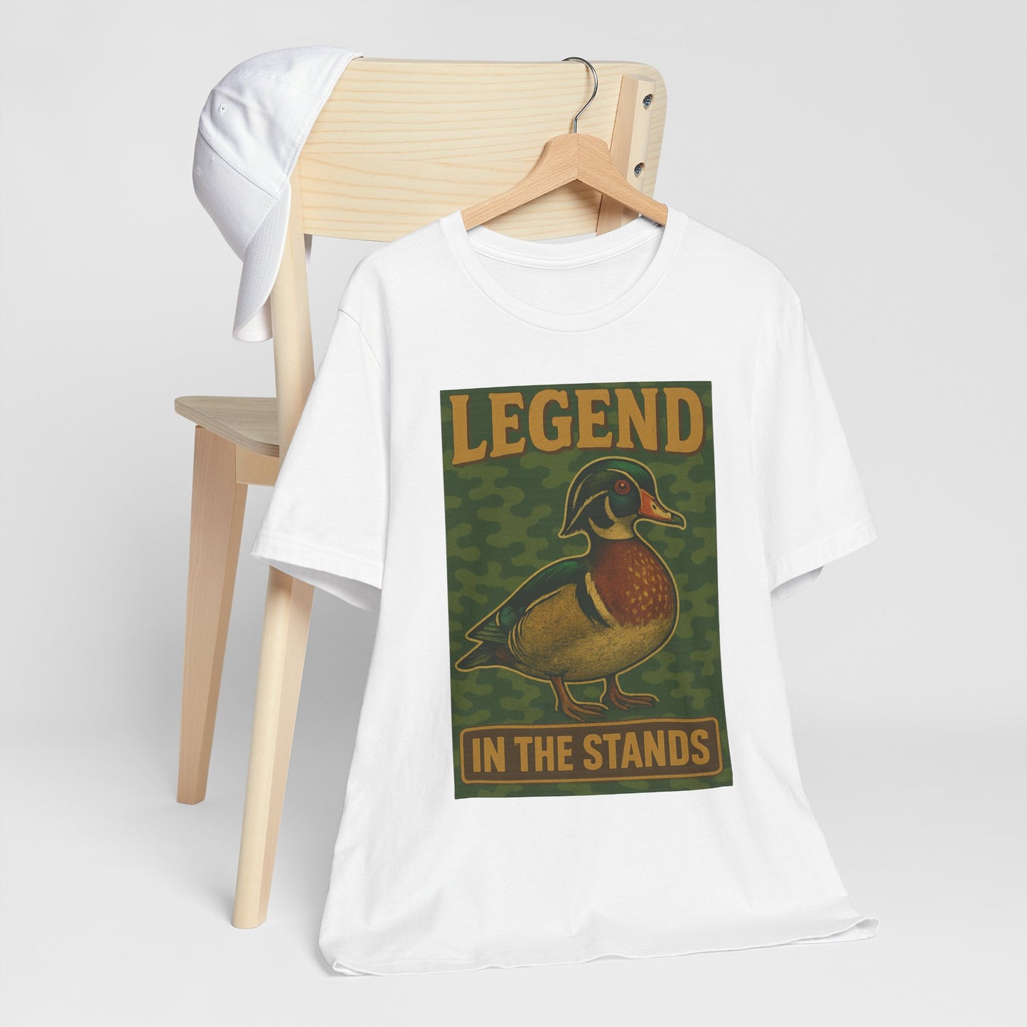 👉 Cheer Dad Shirt – Woods & Water “Legend in the Stands” Wood Duck Tee